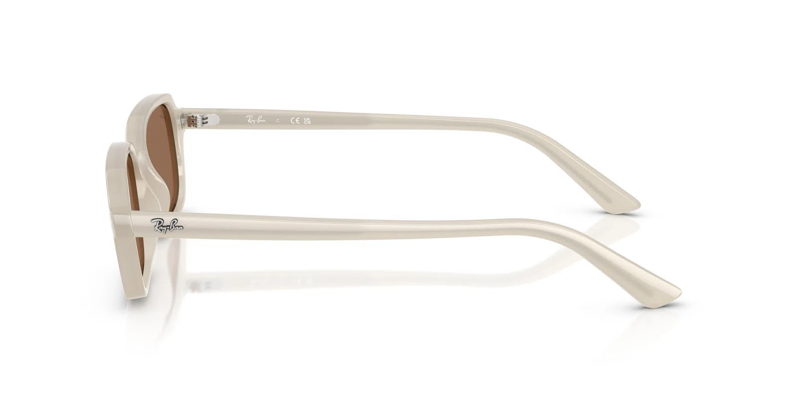 Ray-Ban Zuri 4455 Sunglasses - Cloudy Warm White - view 3